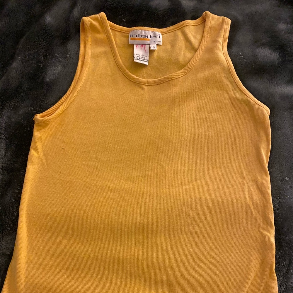 Yellow tank
